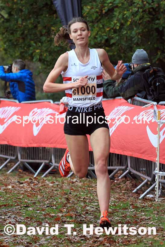 Senior Women, 2022 National Cross Country Relays, Berry Hill Park, Mansfield.  Photo: David T. Hewitson/Sports for All Pics